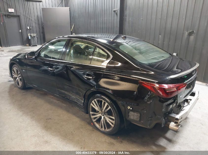 2018 Infiniti Q50 3.0T Sport VIN: JN1EV7AR0JM435417 Lot: 40433379