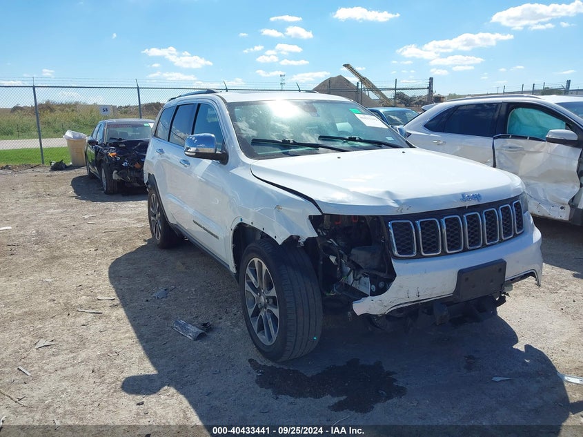VIN 1C4RJEBG4JC197315 2018 JEEP GRAND CHEROKEE LIMITED 4X2