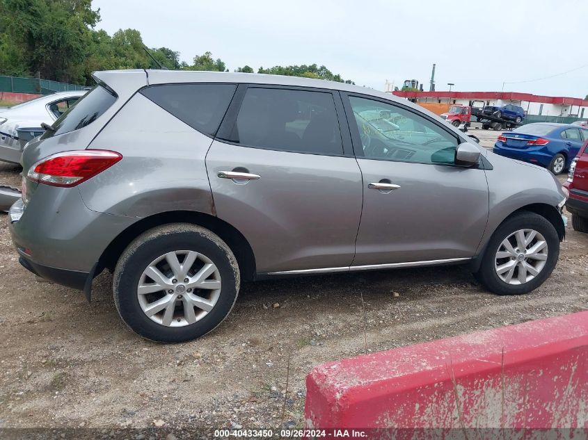 2011 Nissan Murano S VIN: JN8AZ1MW8BW160209 Lot: 40433450