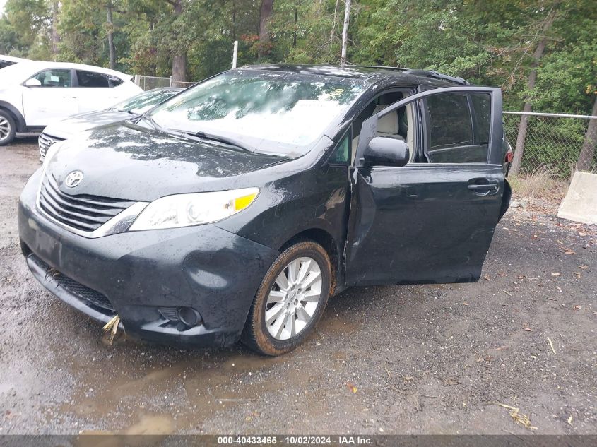 VIN 1HGCR2F38EA233742 2015 TOYOTA SIENNA no.2