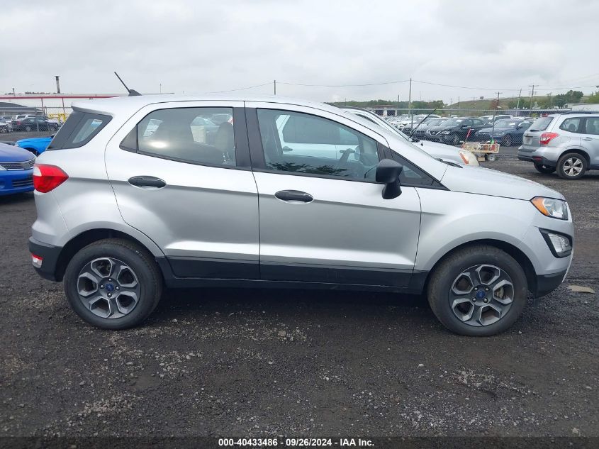 2020 Ford Ecosport S VIN: MAJ3S2FE9LC392202 Lot: 40433486