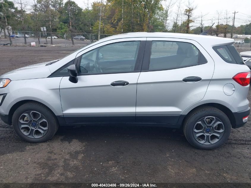 2020 Ford Ecosport S VIN: MAJ3S2FE9LC392202 Lot: 40433486