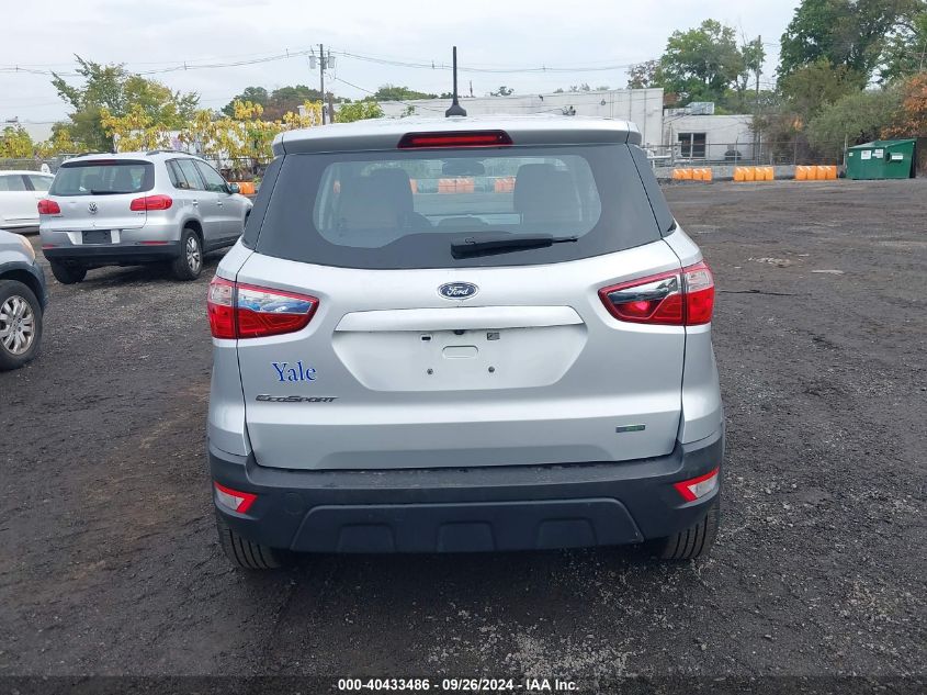 2020 Ford Ecosport S VIN: MAJ3S2FE9LC392202 Lot: 40433486