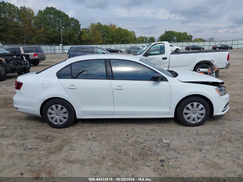 2016 Volkswagen Jetta 1.4T S VIN: 3VW267AJ2GM289250 Lot: 40433515