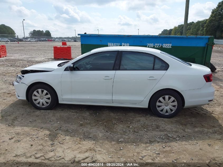 2016 Volkswagen Jetta 1.4T S VIN: 3VW267AJ2GM289250 Lot: 40433515