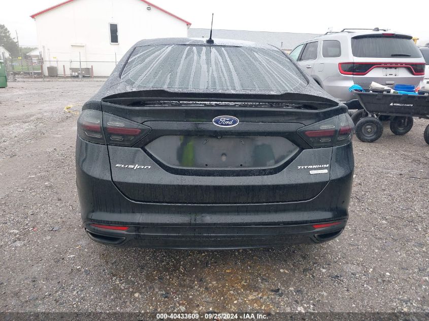 2013 Ford Fusion Titanium VIN: 3FA6P0K95DR167760 Lot: 40433609