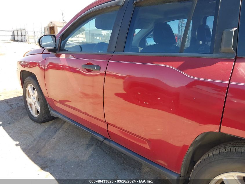 1J8FF47W27D585797 2007 Jeep Compass Sport