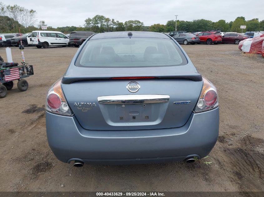 2010 Nissan Altima Hybrid VIN: 1N4CL2APXAC184381 Lot: 40433629