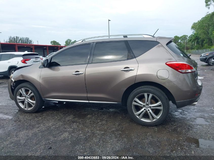 2011 Nissan Murano S/Sl/Le VIN: JN8AZ1MW2BW181458 Lot: 40433653