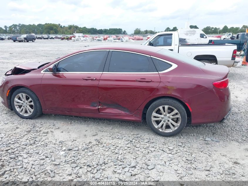 2015 Chrysler 200 Limited VIN: 1C3CCCAB3FN699114 Lot: 40433715