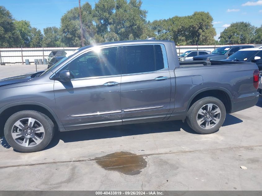 2018 Honda Ridgeline Rtl-E VIN: 5FPYK3F76JB014739 Lot: 40433819