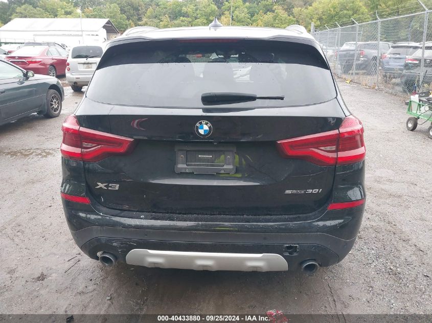 2019 BMW X3 Sdrive30I VIN: 5UXTR7C51KLF34159 Lot: 40433880