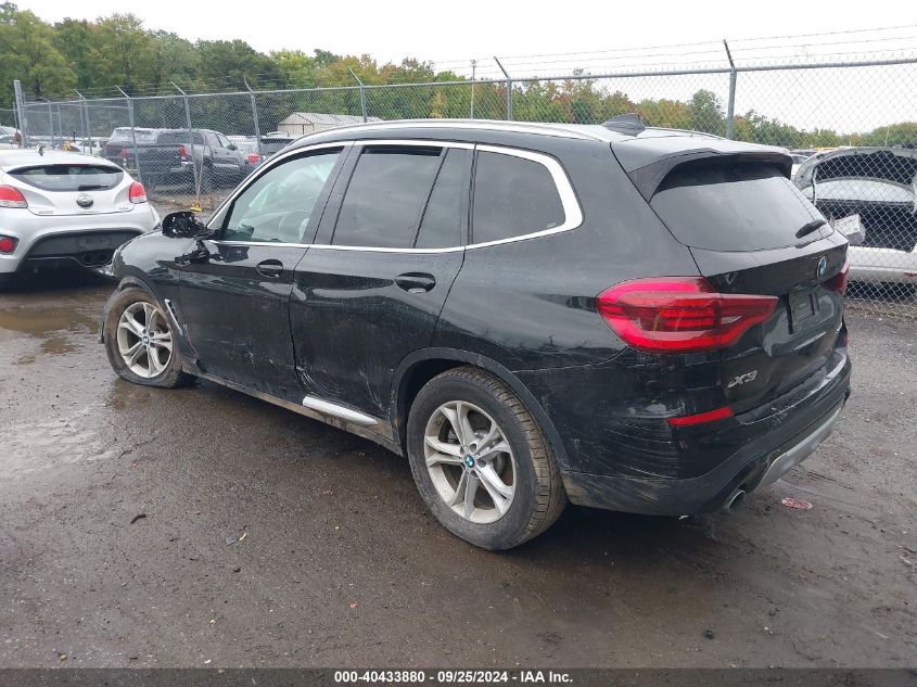 VIN 5UXTR7C51KLF34159 2019 BMW X3, Sdrive30I no.3