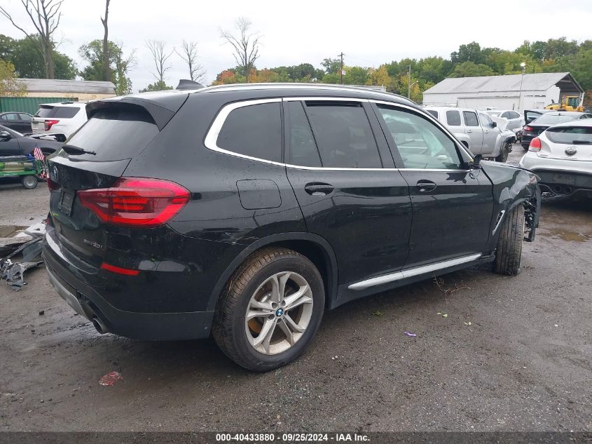 VIN 5UXTR7C51KLF34159 2019 BMW X3, Sdrive30I no.4