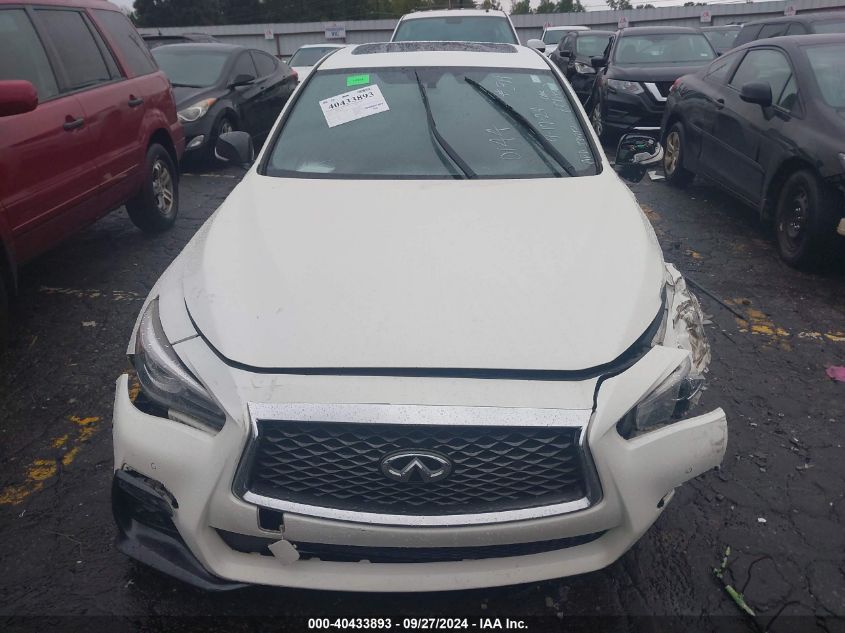 VIN JN1FV7AP2JM460144 2018 Infiniti Q50, 3.0T Red S... no.12