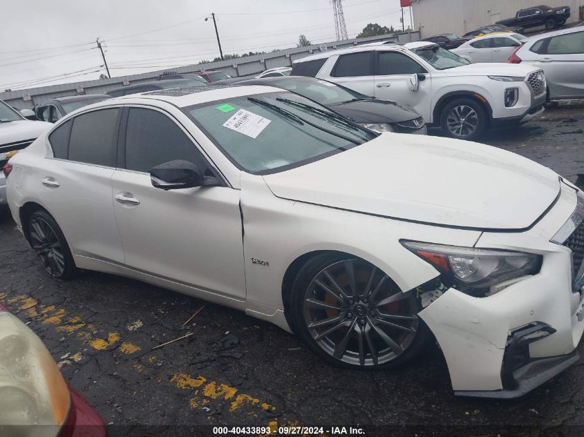 2018 Infiniti Q50 Red Sport 400 VIN: JN1FV7AP2JM460144 Lot: 40433893