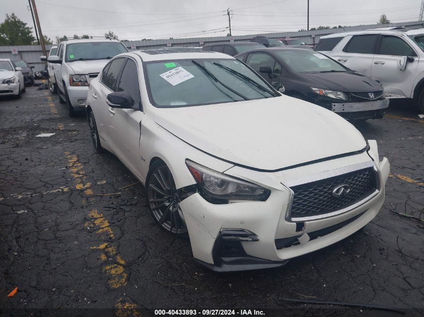 VIN JN1FV7AP2JM460144 2018 Infiniti Q50, 3.0T Red S... no.1