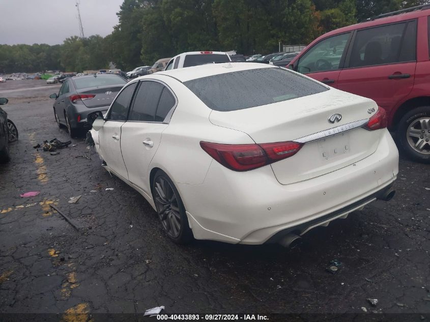 VIN JN1FV7AP2JM460144 2018 Infiniti Q50, 3.0T Red S... no.3