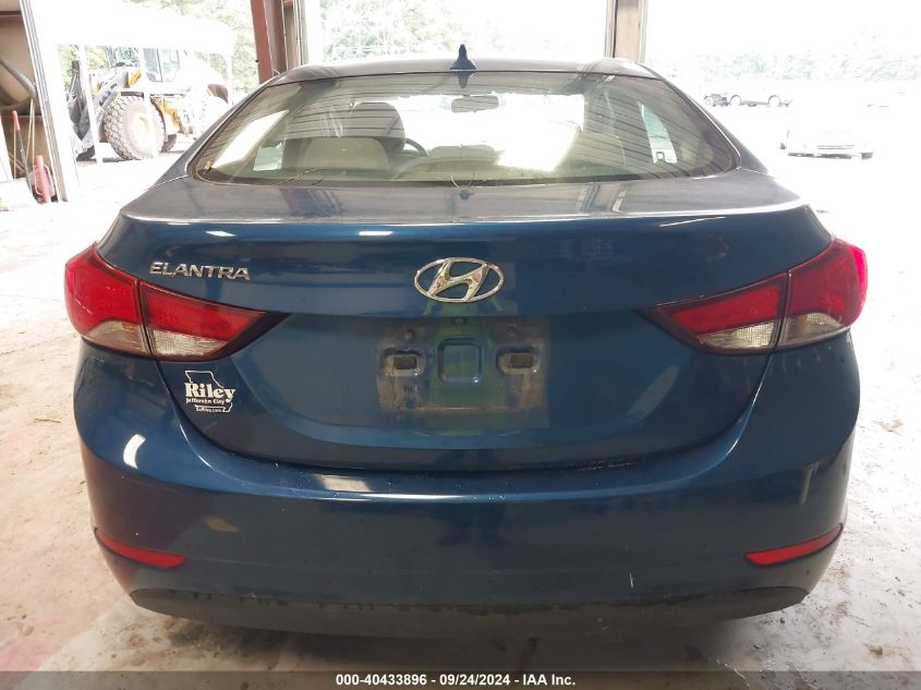 2015 Hyundai Elantra Se (Ulsan Plant) VIN: KMHDH4AE4FU392974 Lot: 40433896