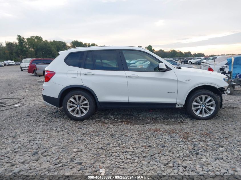 2013 BMW X3 xDrive28I VIN: 5UXWX9C50D0A26543 Lot: 40433897