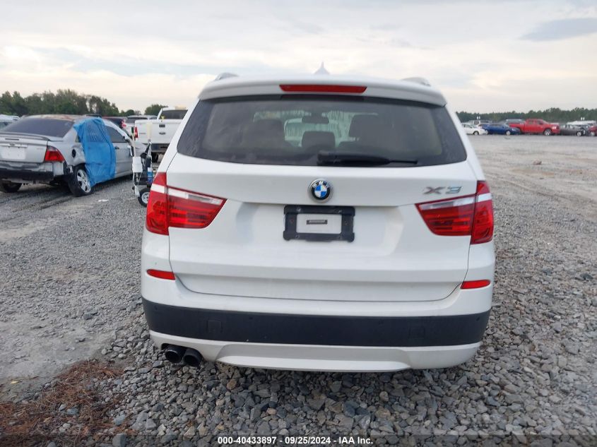 2013 BMW X3 xDrive28I VIN: 5UXWX9C50D0A26543 Lot: 40433897