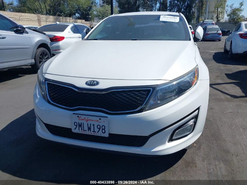 2015 Kia Optima Lx VIN: KNAGM4A72F5601845 Lot: 40433898