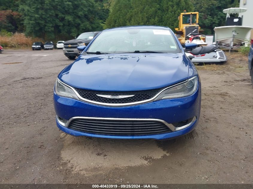 2015 Chrysler 200 C VIN: 1C3CCCEG6FN592970 Lot: 40433919