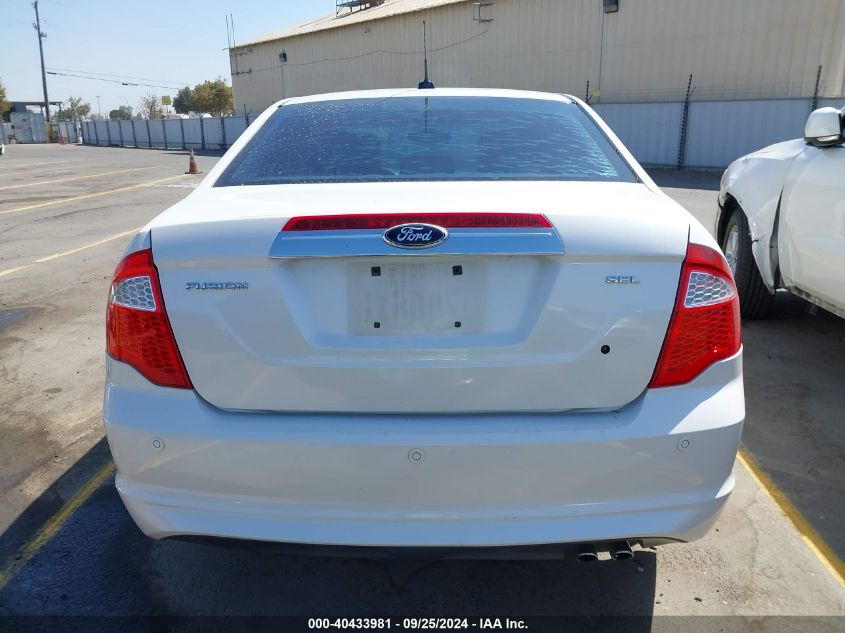 2012 Ford Fusion Sel VIN: 3FAHP0JA8CR365915 Lot: 40433981