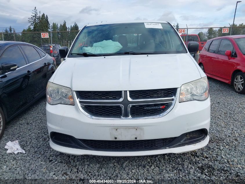 2014 Dodge Grand Caravan American Value Pkg VIN: 2C4RDGBG3ER162460 Lot: 40434003