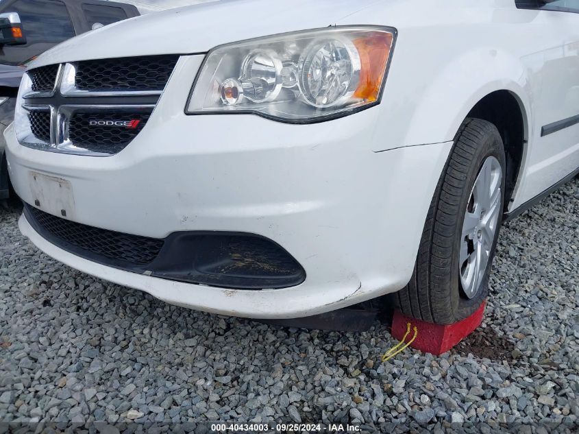 2014 Dodge Grand Caravan American Value Pkg VIN: 2C4RDGBG3ER162460 Lot: 40434003