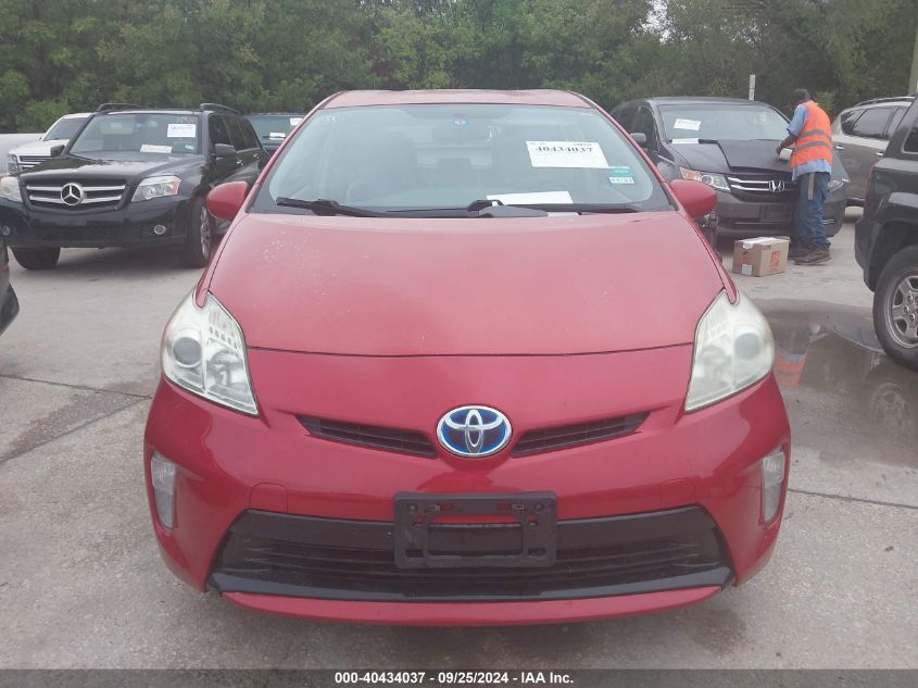 JTDKN3DU4C1575600 2012 Toyota Prius Three