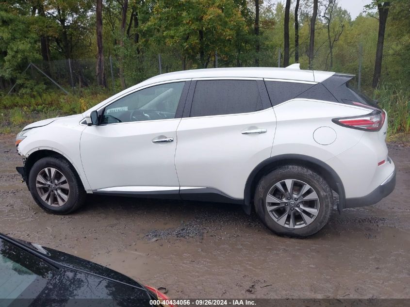 2018 Nissan Murano Sl VIN: 5N1AZ2MH6JN164388 Lot: 40434056