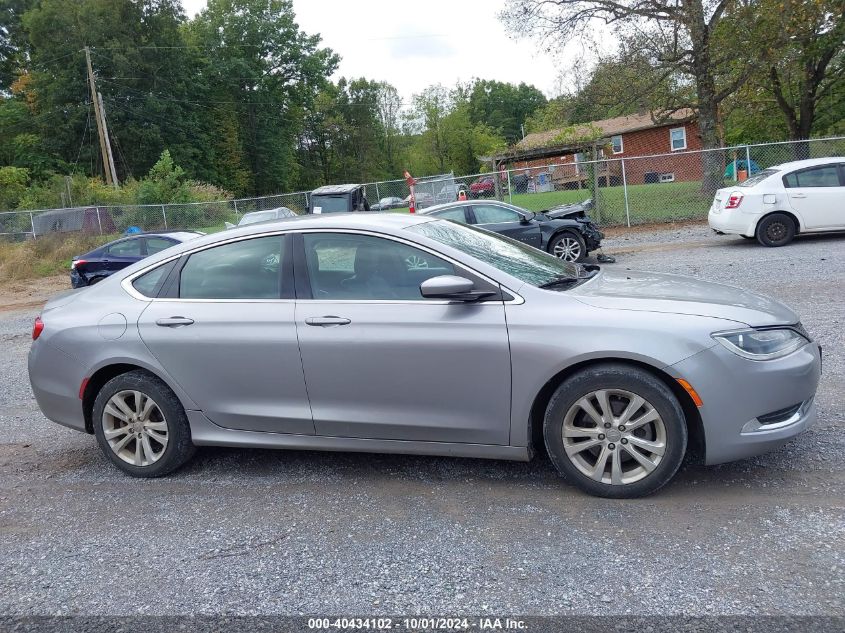 2016 Chrysler 200 Limited Platinum VIN: 1C3CCCAB0GN180362 Lot: 40434102