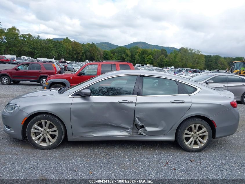 2016 Chrysler 200 Limited Platinum VIN: 1C3CCCAB0GN180362 Lot: 40434102