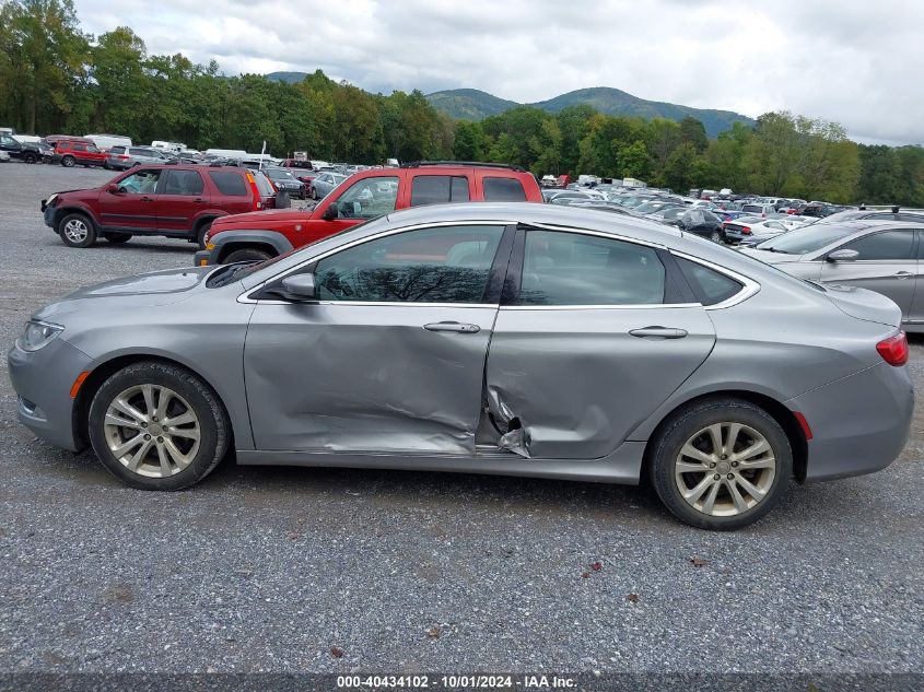 2016 Chrysler 200 Limited Platinum VIN: 1C3CCCAB0GN180362 Lot: 40434102