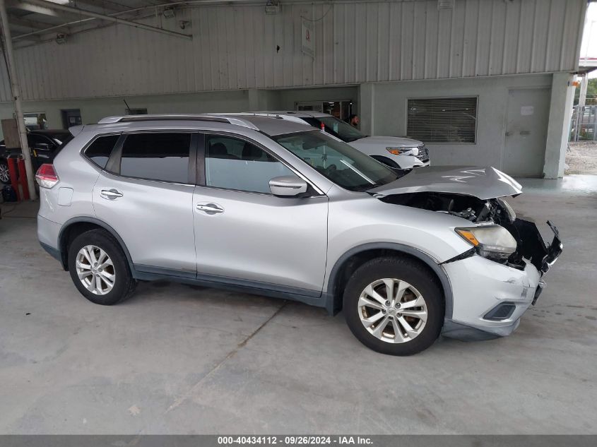 2016 Nissan Rogue S/Sl/Sv VIN: KNMAT2MV7GP640995 Lot: 40434112