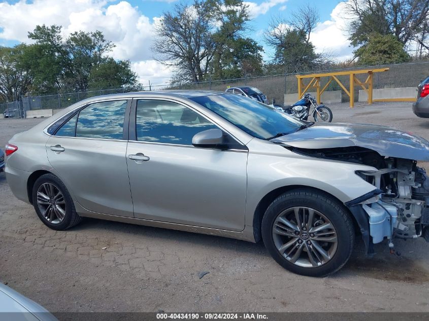 2016 Toyota Camry Se VIN: 4T1BF1FK9GU612878 Lot: 40434190