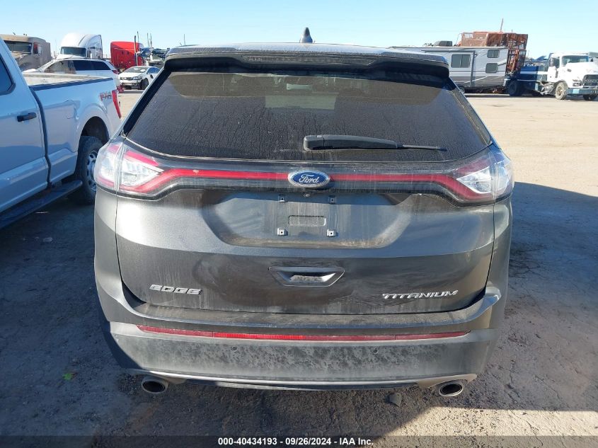 2018 Ford Edge Titanium VIN: 2FMPK3K85JBB72193 Lot: 40434193