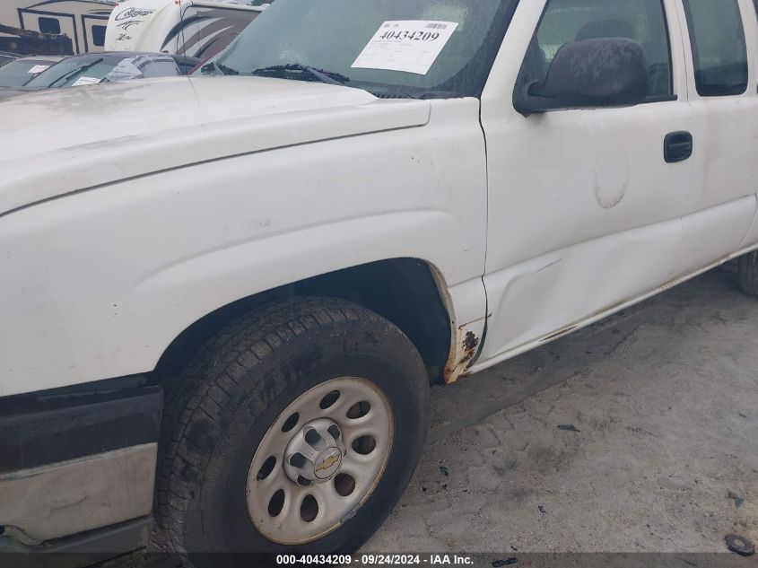 2005 Chevrolet Silverado 1500 Work Truck VIN: 1GCEK19V85E230450 Lot: 40434209