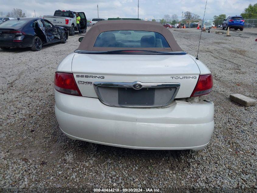 2004 Chrysler Sebring Lxi VIN: 1C3EL55R54N373341 Lot: 40434218