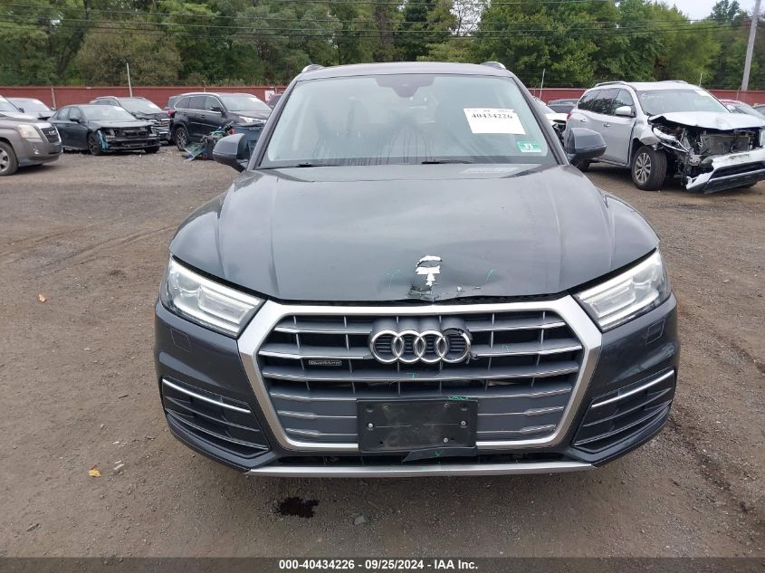 2018 Audi Q5 2.0T Premium/2.0T Tech Premium VIN: WA1ANAFY0J2180699 Lot: 40434226