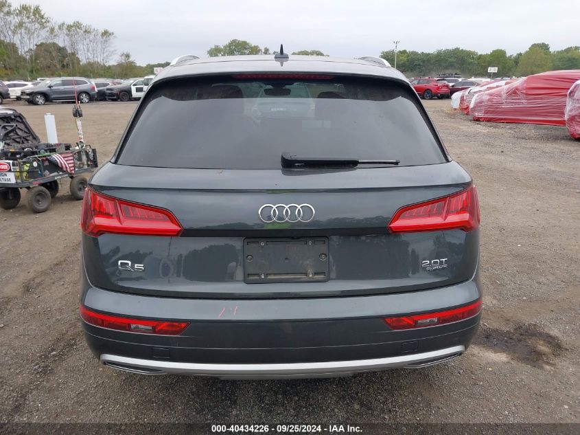 2018 Audi Q5 2.0T Premium/2.0T Tech Premium VIN: WA1ANAFY0J2180699 Lot: 40434226