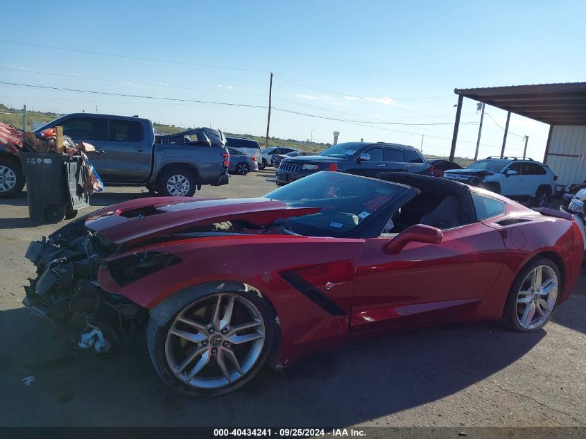 2014 Chevrolet Corvette Stingray Z51 VIN: 1G1YM2D79E5100210 Lot: 40434241