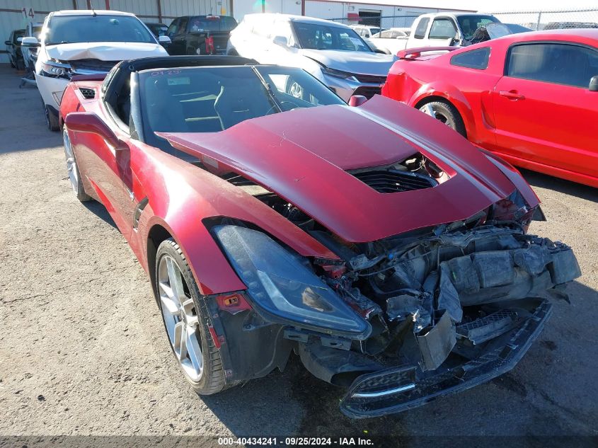 2014 Chevrolet Corvette Stingray Z51 VIN: 1G1YM2D79E5100210 Lot: 40434241