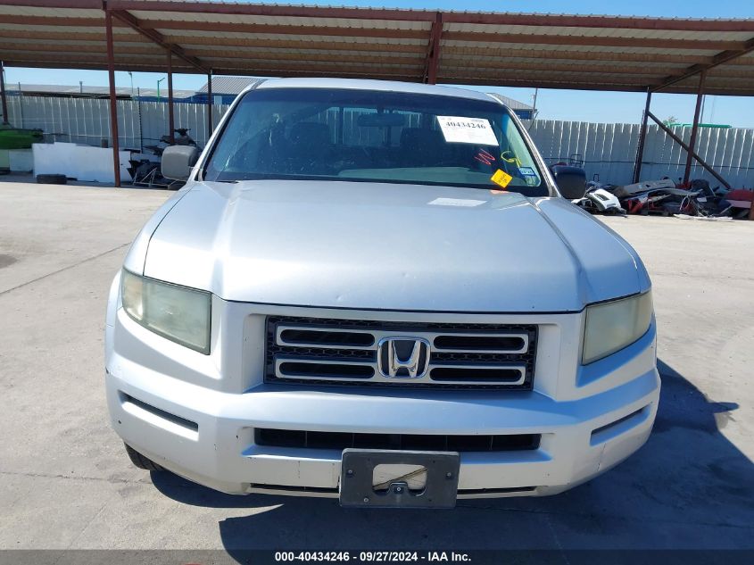 2006 Honda Ridgeline Rt VIN: 2HJYK16206H541724 Lot: 40434246