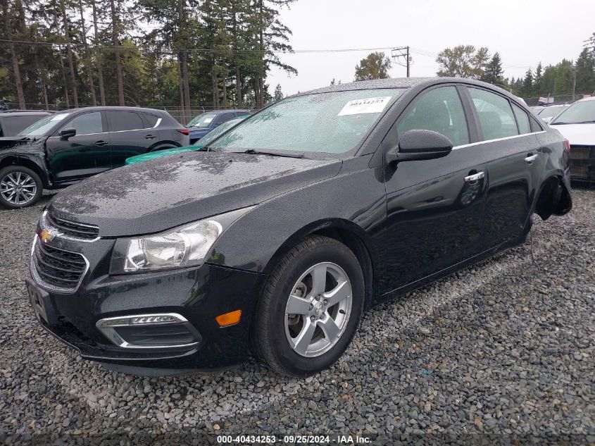 2016 Chevrolet Cruze Limited 1Lt Auto VIN: 1G1PE5SB6G7199187 Lot: 40434253