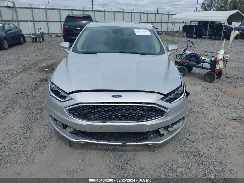 2017 FORD FUSION PLATINUM - 3FA6P0K99HR132421