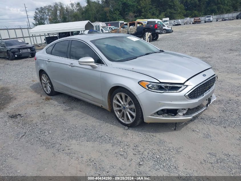 2017 FORD FUSION PLATINUM - 3FA6P0K99HR132421