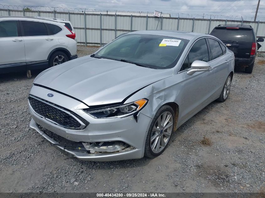 2017 FORD FUSION PLATINUM - 3FA6P0K99HR132421