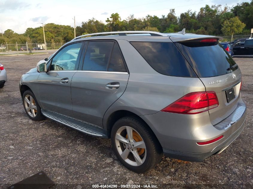 2016 Mercedes-Benz Gle 350 VIN: 4JGDA5JB8GA690592 Lot: 40434290